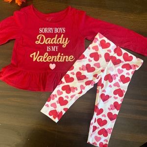 Toddler Girl 18-24 M Valentine’s Day Outfit